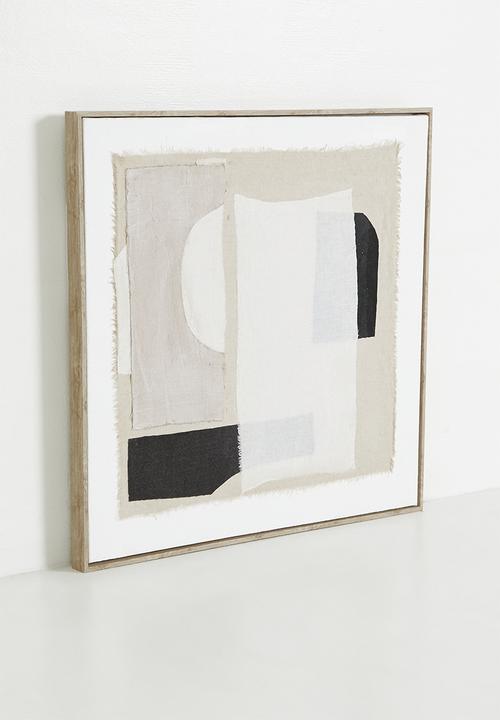 Sixth Floor - Abel Framed Wall Art - Natural