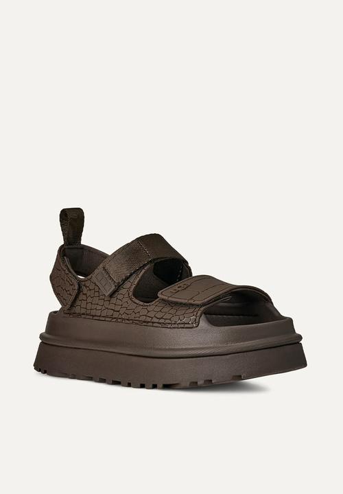UGG® - GoldenGlow Sandal - dense smoke embosses