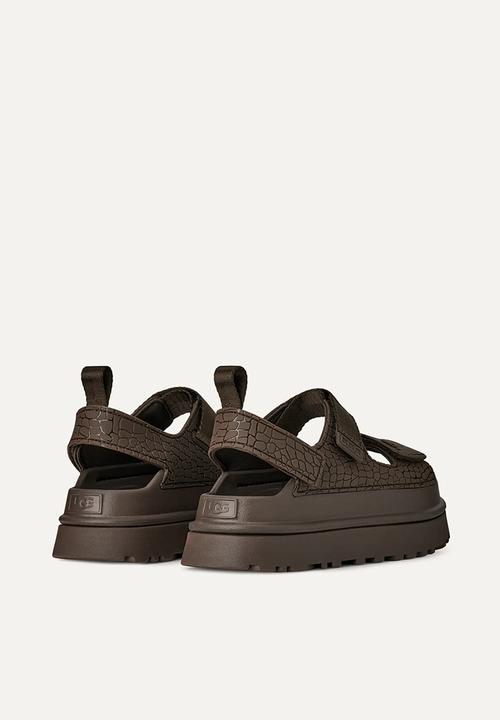 UGG® - GoldenGlow Sandal - dense smoke embosses