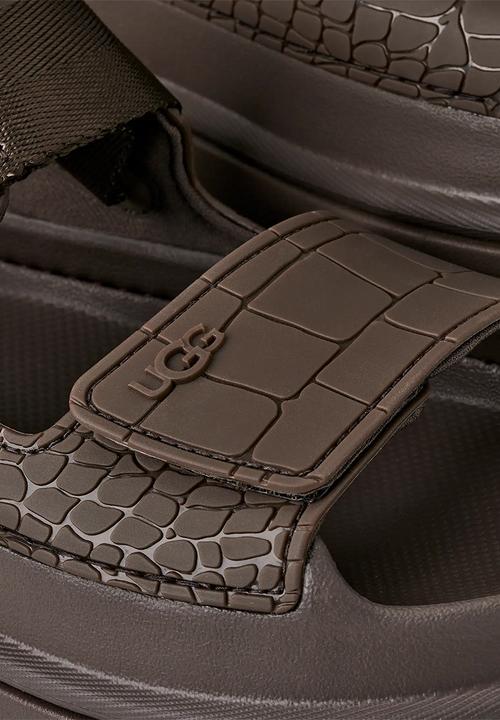 UGG® - GoldenGlow Sandal - dense smoke embosses