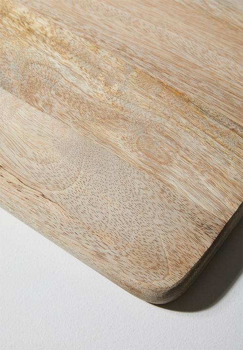 Excellent Houseware - Miso mango wood cutting board - Natural