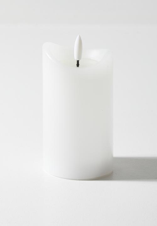 H&S - Led Candle Set Of 3Pcs - White