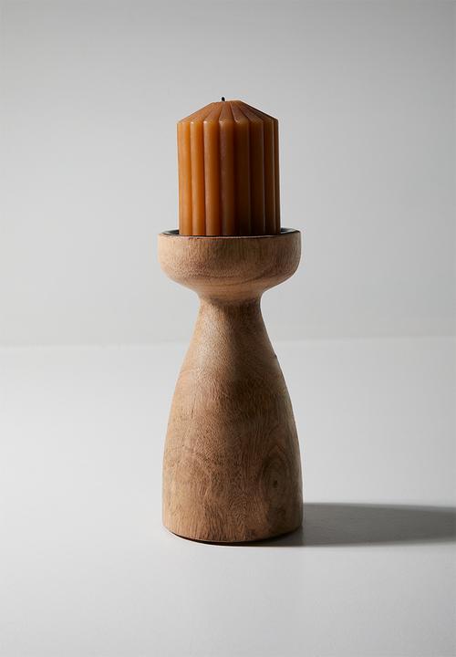 H&S - Manoa candle holder - Natural