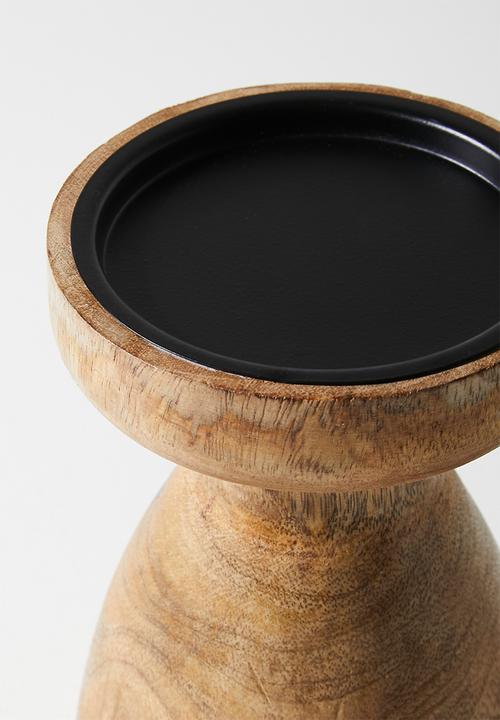 H&S - Manoa candle holder - Natural