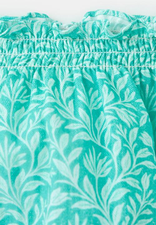 MANGO - Dress peoniav - turquoise 
