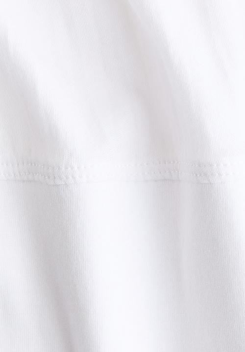 H&M - WARDROBE.NYC H&M:  Long-sleeved cotton top - white