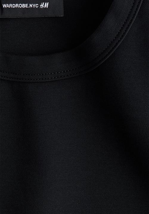 H&M - WARDROBE.NYC H&M:  Shoulder-pad body - black