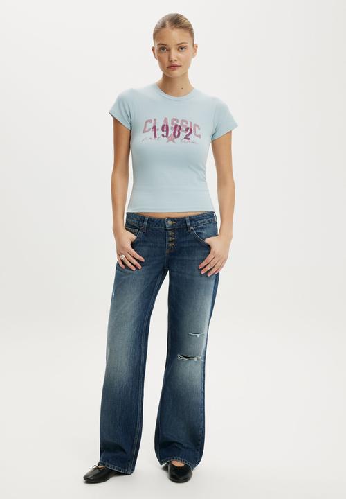 Cotton On - The Tiny Graphic Tee - 1982/Classic Iced Marine