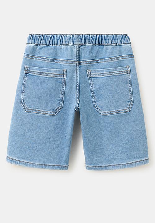 MANGO - Bermuda shorts comfy - medium blue