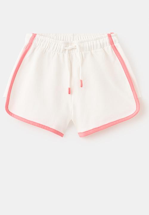 MANGO - Shorts pam - natural white