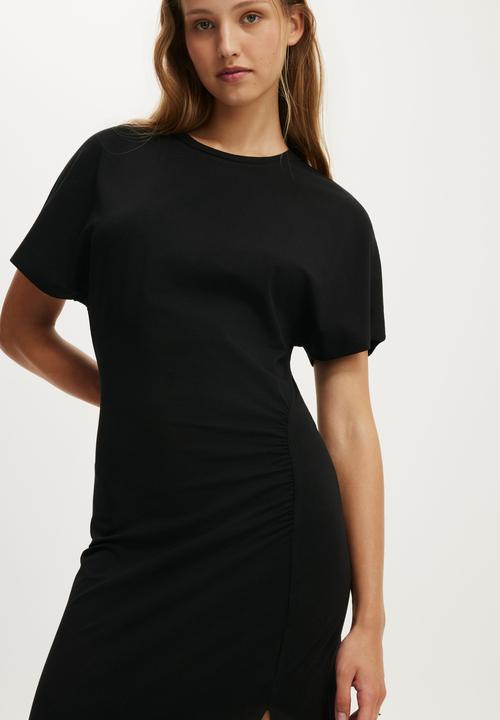 Cotton On - Twist Tee Maxi Dress - Black