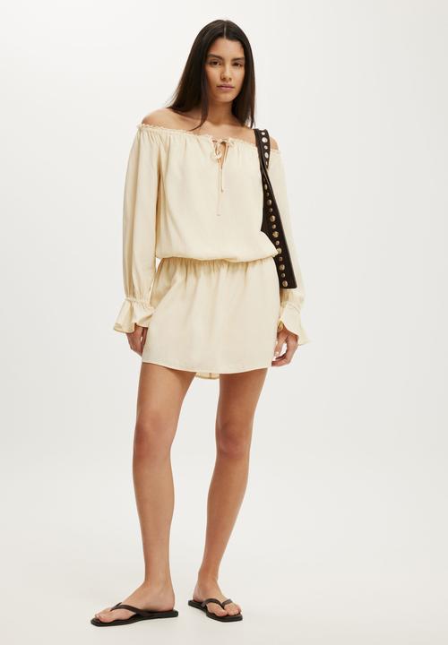 Cotton On - Keira Dress - Honey Cream