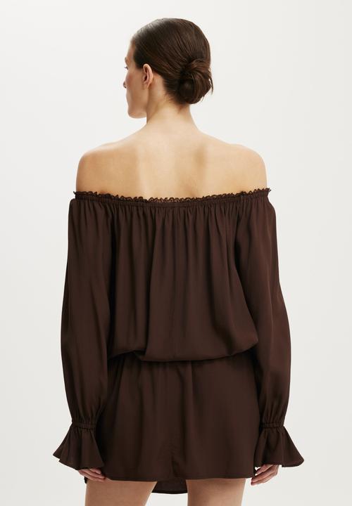 Cotton On - Keira Dress - Dark Oak