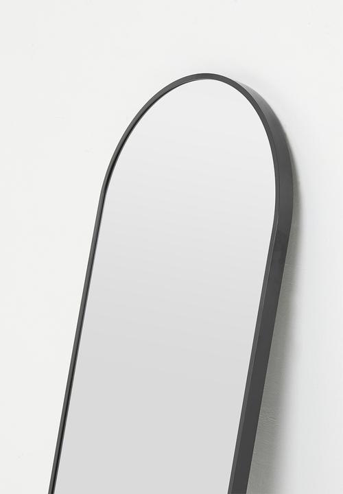 H&S - Full length arch mirror - Black