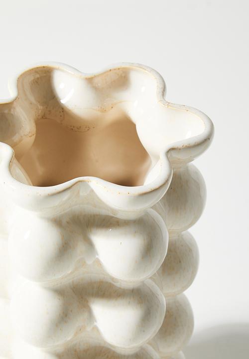 H&S - Bubble vase - White