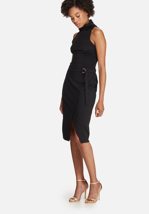 dailyfriday - Mock wrap pencil skirt