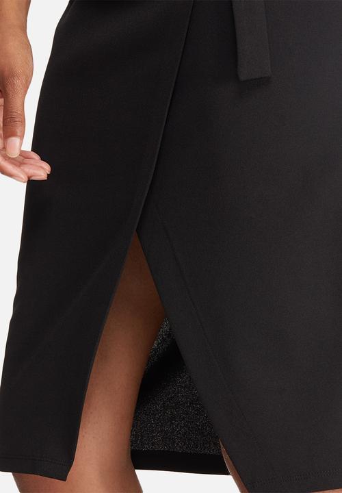 dailyfriday - Mock wrap pencil skirt
