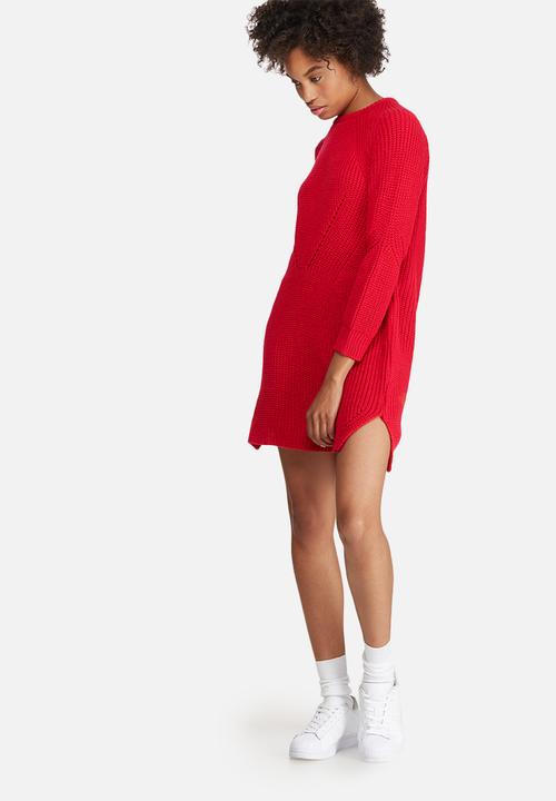 dailyfriday - Stitch detail knitwear dress