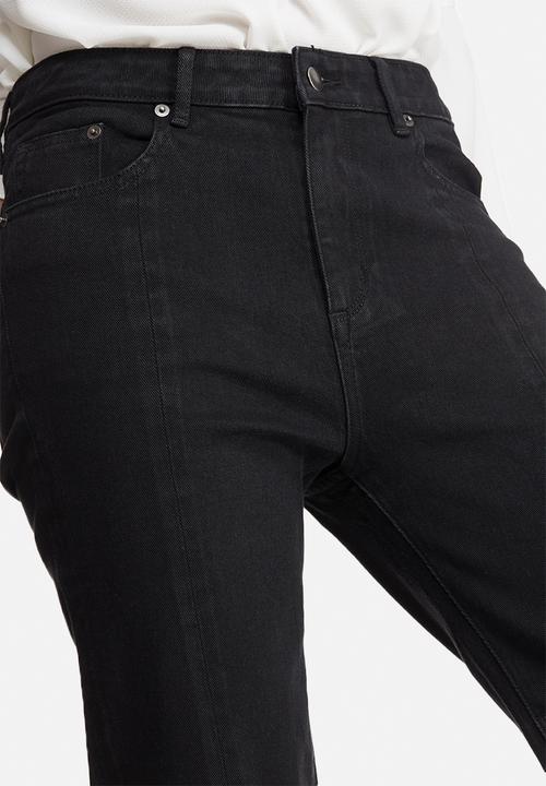 dailyfriday - Panelled raw hem denim