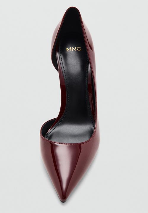 MANGO - Audreybu court heel - dark red