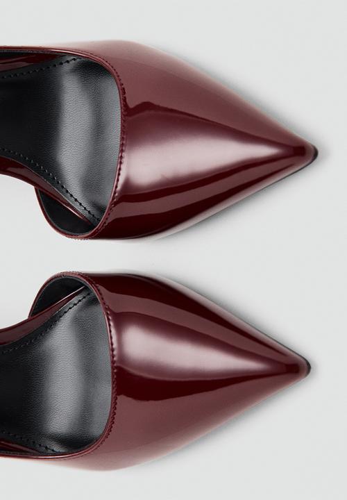 MANGO - Audreybu court heel - dark red