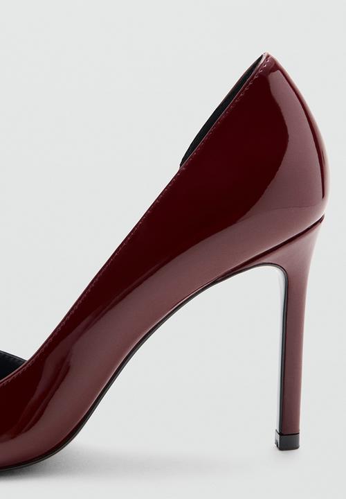 MANGO - Audreybu court heel - dark red