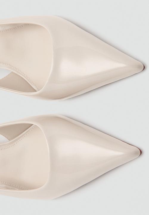 MANGO - Circo slingback stiletto heel - light beige