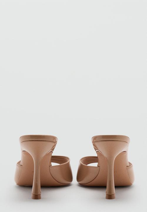 MANGO - Pepynu pointed sandal heel - neutral