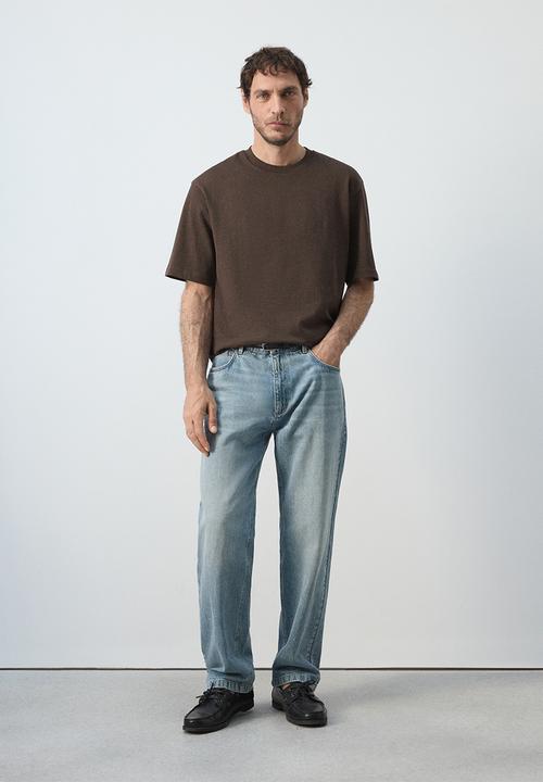 MANGO - T-Shirt Anouk - Brown