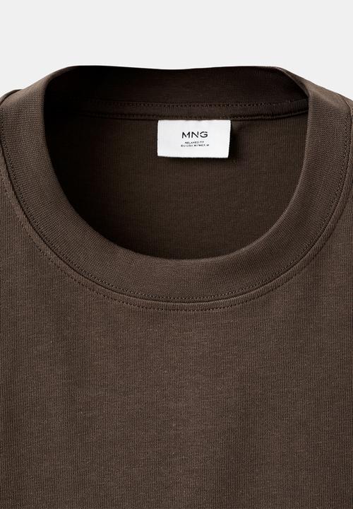 MANGO - T-Shirt Anouk - Brown