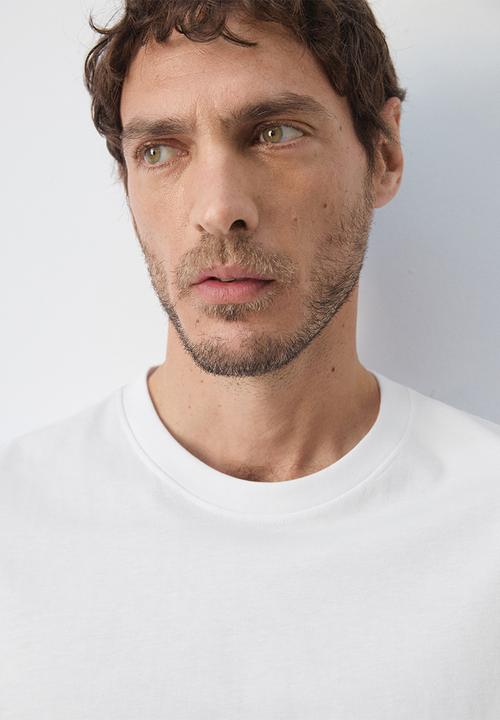 MANGO - T-Shirt Cherlo - Whiite