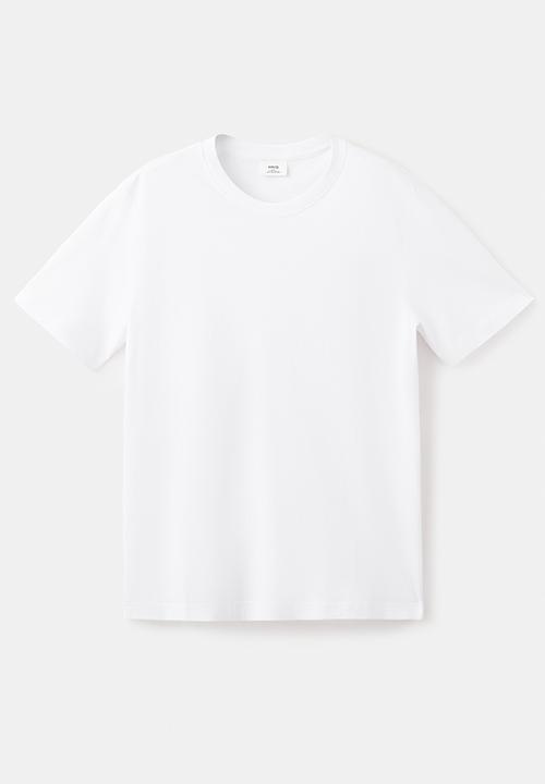 MANGO - T-Shirt Cherlo - Whiite