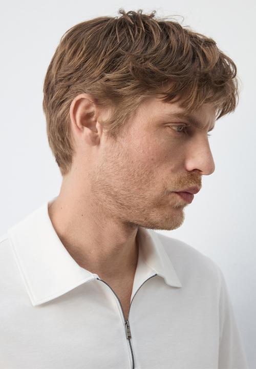 MANGO - Poloshirt Carlez - Whiite