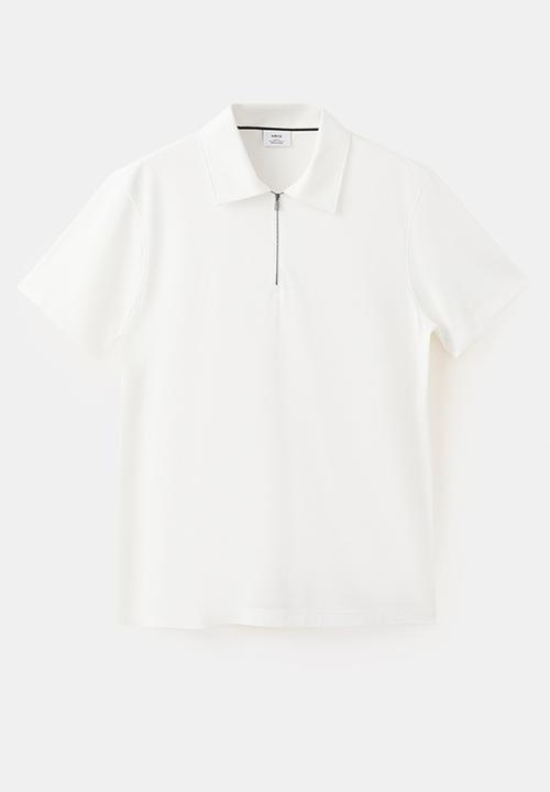 MANGO - Poloshirt Carlez - Whiite