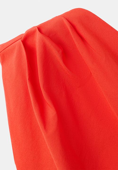 MANGO - Dress knoty - orange