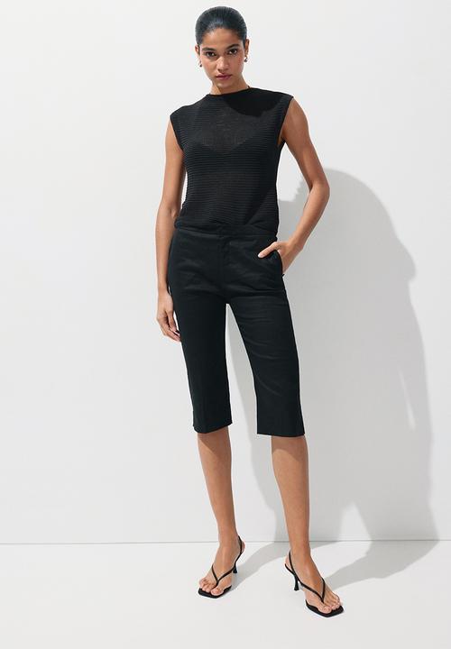 MANGO - Sweater banani - black