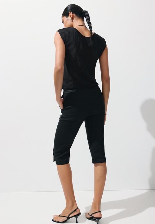 MANGO - Sweater banani - black