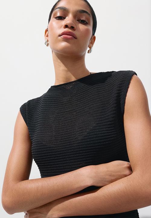 MANGO - Sweater banani - black