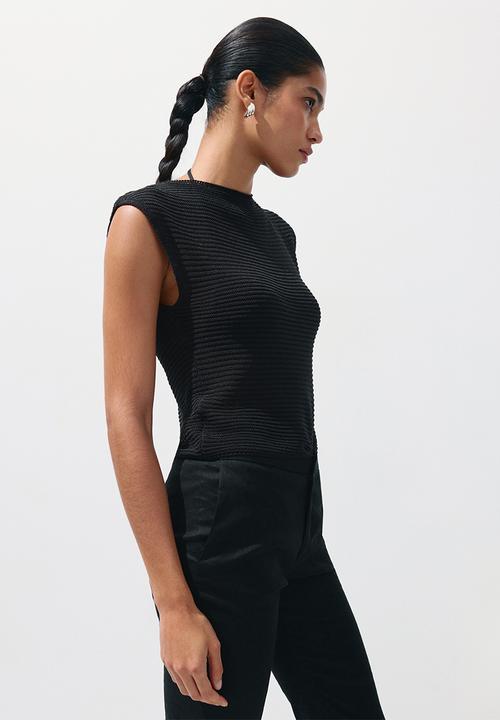 MANGO - Sweater banani - black