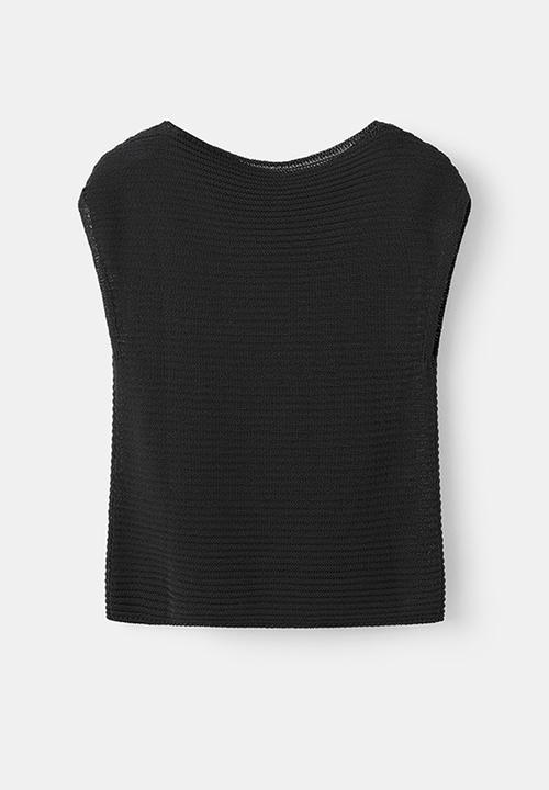 MANGO - Sweater banani - black