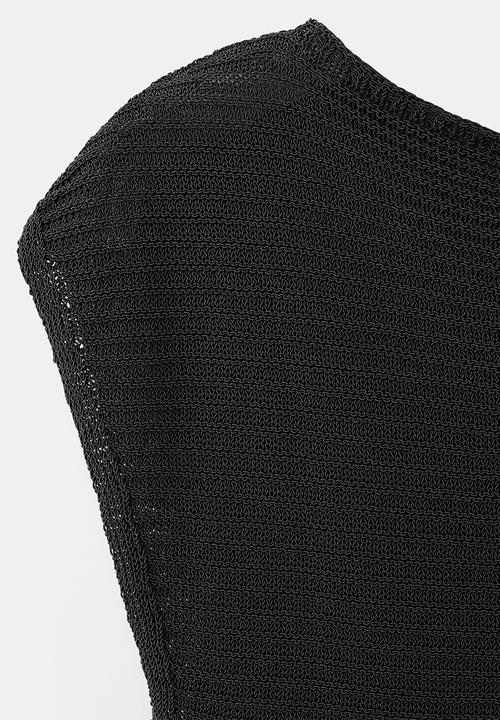 MANGO - Sweater banani - black