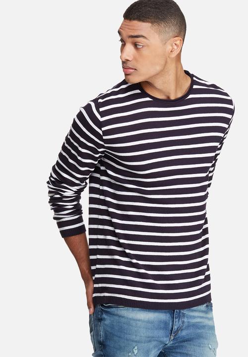 basicthread - Stripe knit pullover