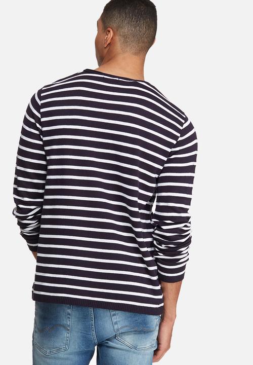 basicthread - Stripe knit pullover