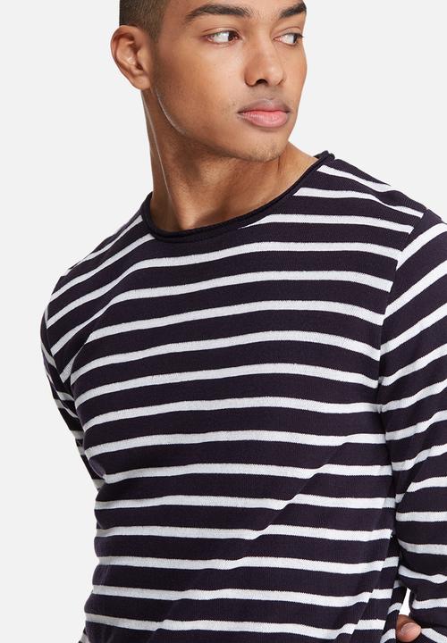 basicthread - Stripe knit pullover