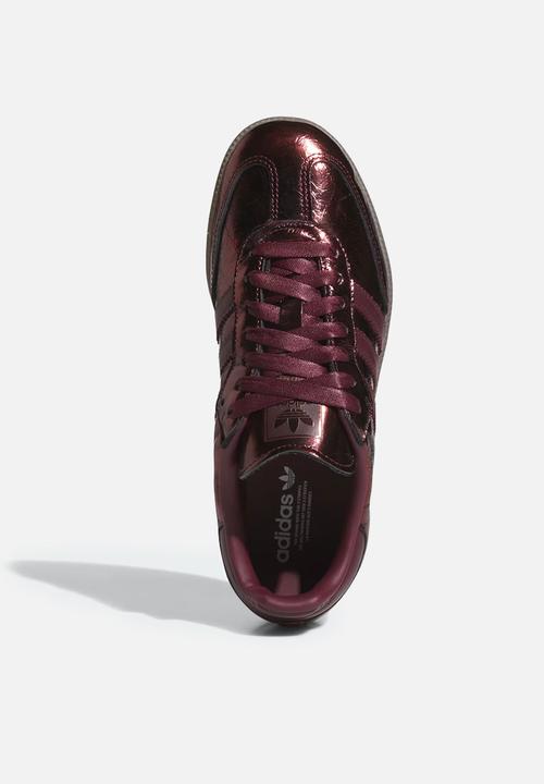 adidas Originals - SAMBA OG W - maroon/maroon/GUM5
