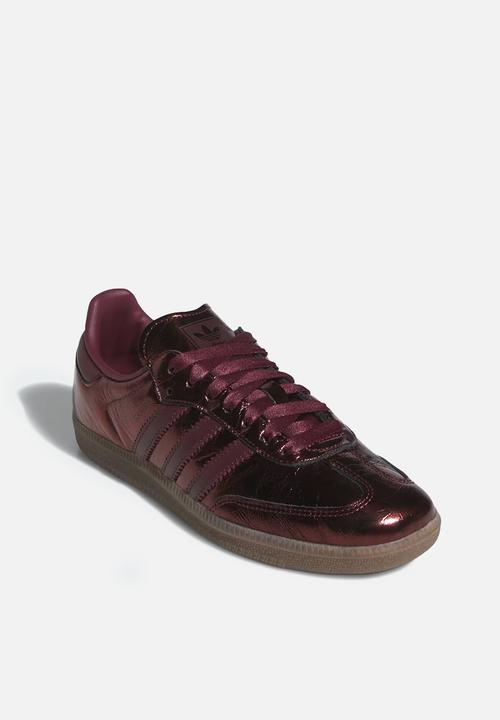 adidas Originals - SAMBA OG W - maroon/maroon/GUM5