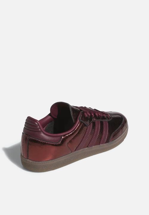 adidas Originals - SAMBA OG W - maroon/maroon/GUM5