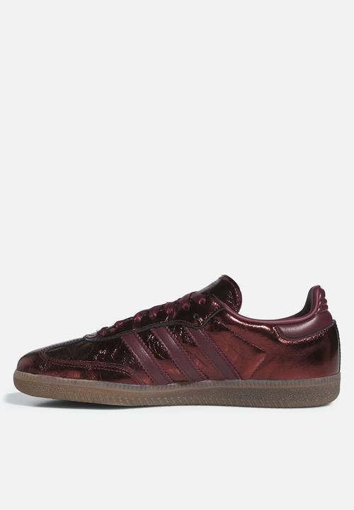 adidas Originals - SAMBA OG W - maroon/maroon/GUM5
