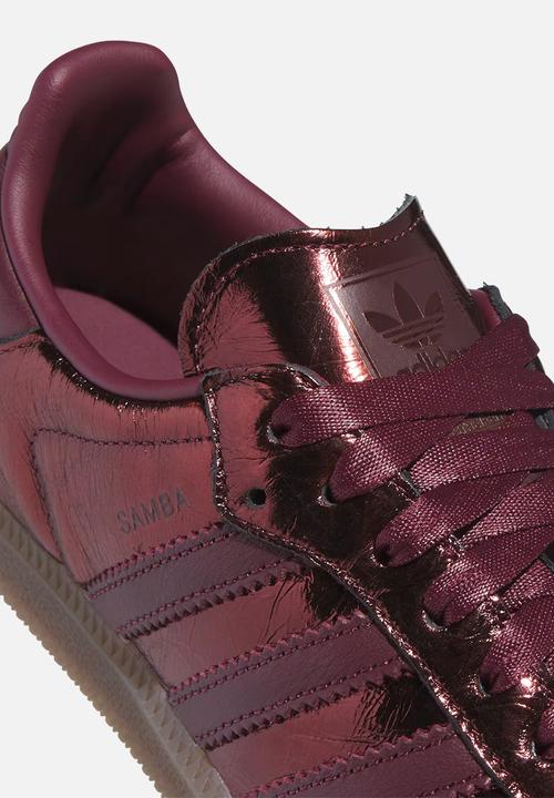 adidas Originals - SAMBA OG W - maroon/maroon/GUM5