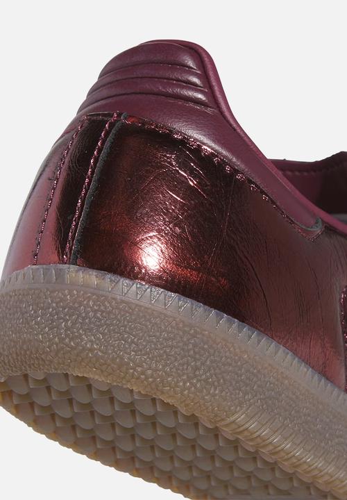 adidas Originals - SAMBA OG W - maroon/maroon/GUM5